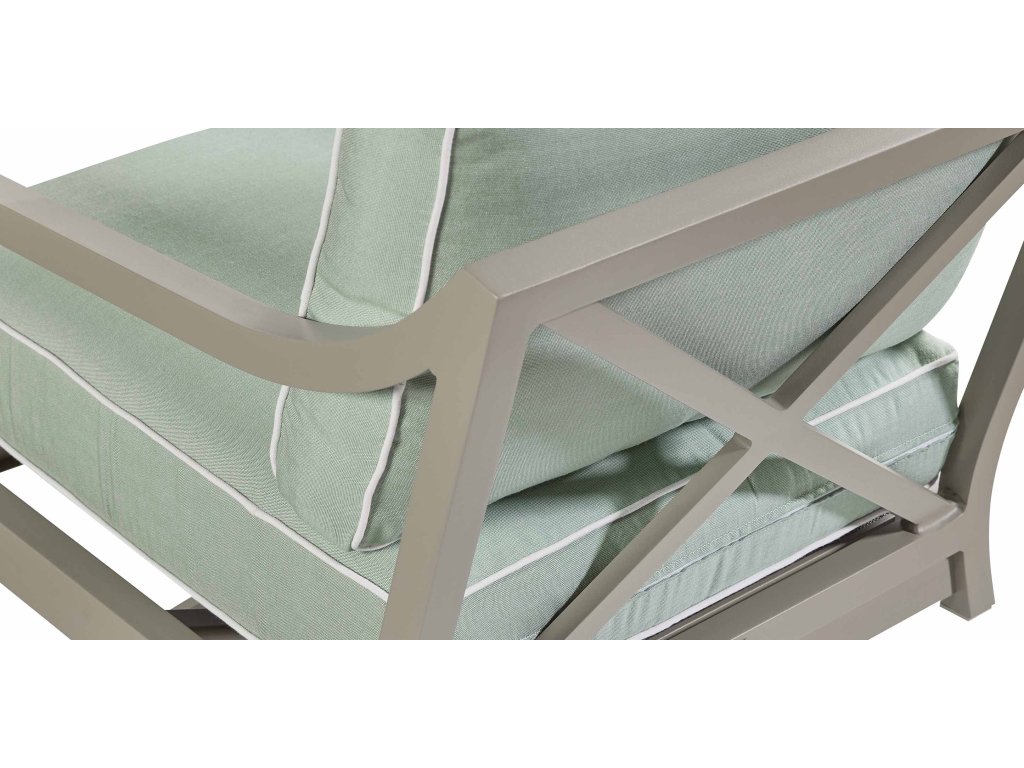 Susanna Outdoor Slope Arm Swivel Rocker with Welt - image 5