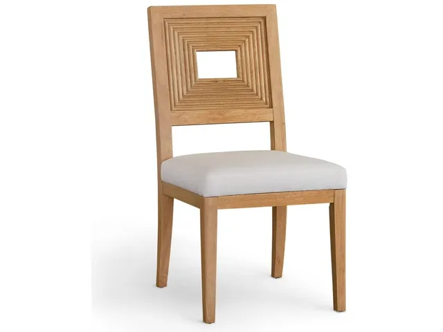 Newbury Open Back Side Chair With Upholstered Seat