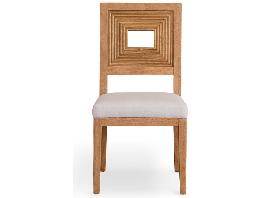 Newbury Open Back Side Chair with Upholstered Seat - image 2
