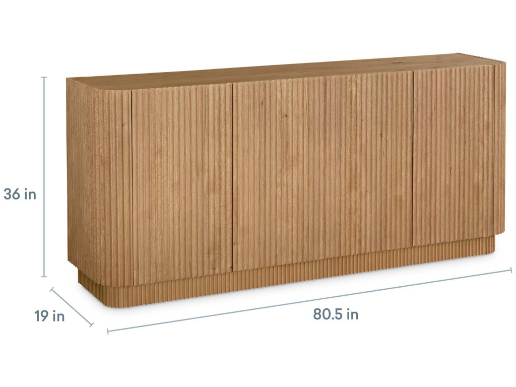 Newbury 4 Door Credenza - image 4