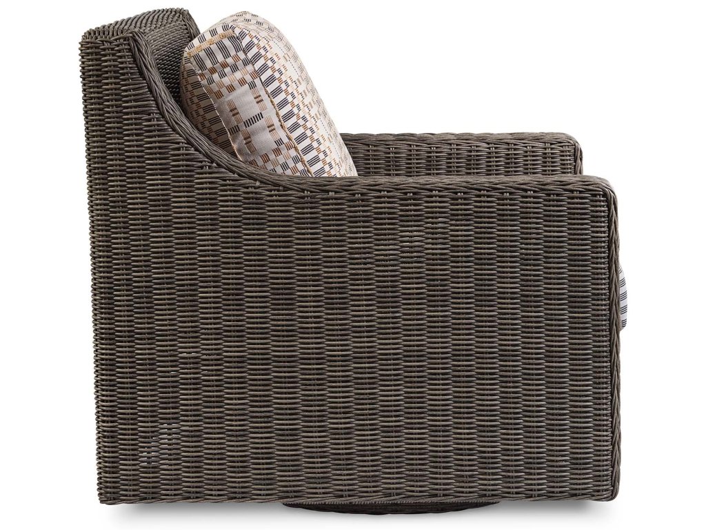 Oasis Outdoor Wicker Swivel Chair - image 4