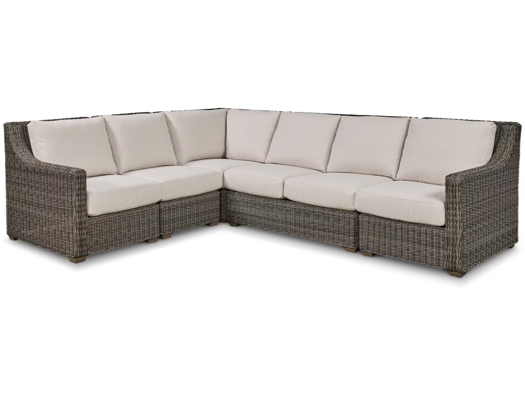 Oasis Outdoor Wicker Sectional - main image