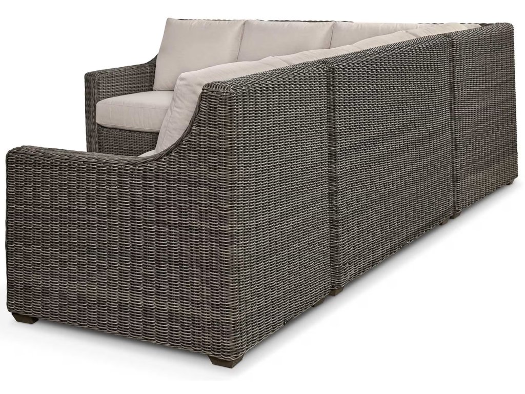 Oasis Outdoor Wicker Sectional - image 4