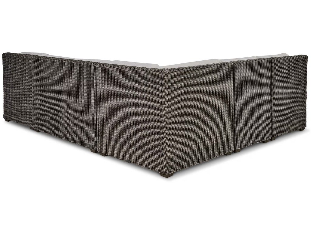 Oasis Outdoor Wicker Sectional - image 5