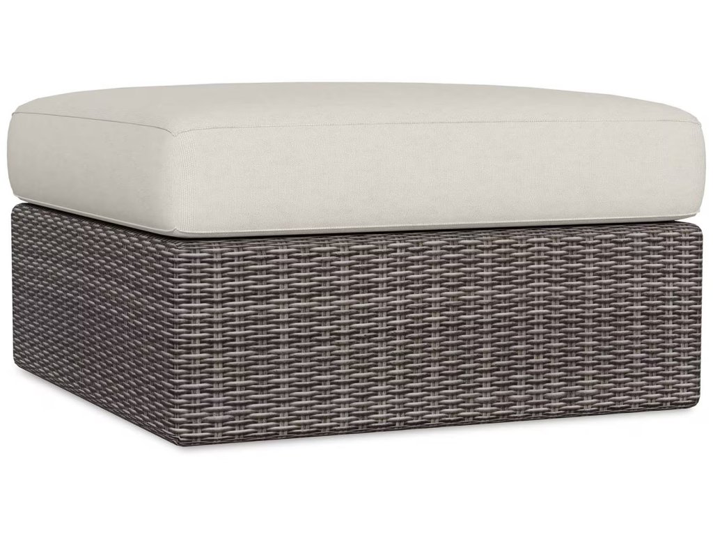 Ashford Outdoor Wicker Ottoman - main image
