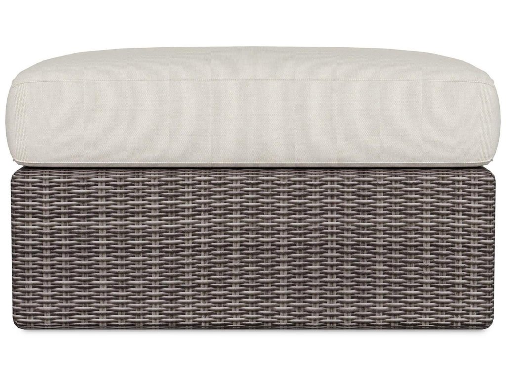 Ashford Outdoor Wicker Ottoman - image 1