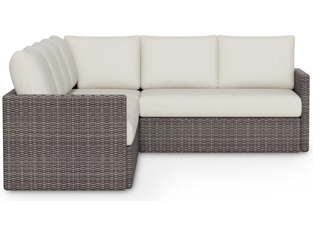 Ashford Outdoor L-Shaped Wicker Sectional - image 3