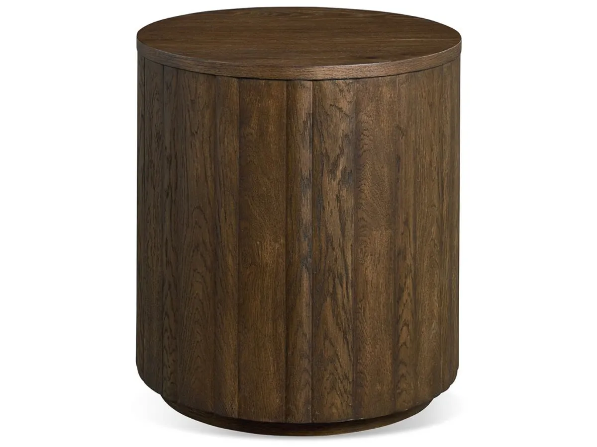 Andora Round Plinth End Table - primary view