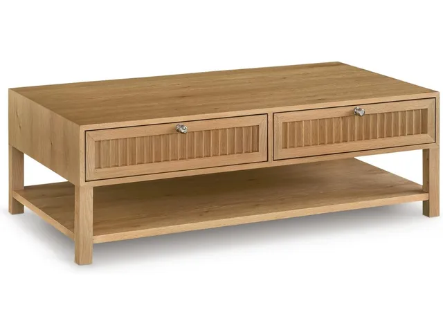 Newbury Ribbed Drawer Cocktail Table