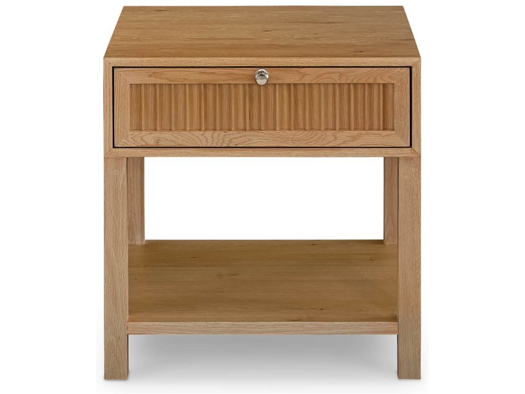 Newbury Ribbed Drawer End Table - image 1