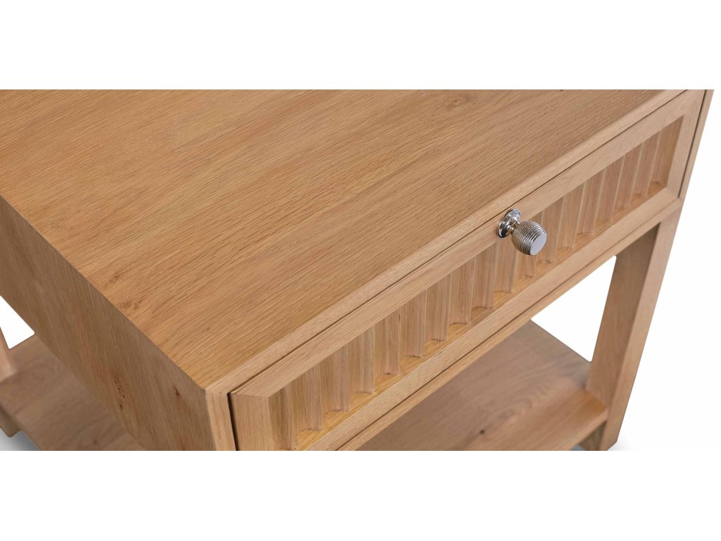 Newbury Ribbed Drawer End Table - image 5