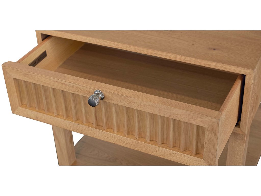 Newbury Ribbed Drawer End Table - image 3
