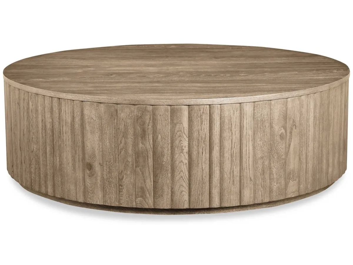 Andora Round Plinth Cocktail Table - primary view