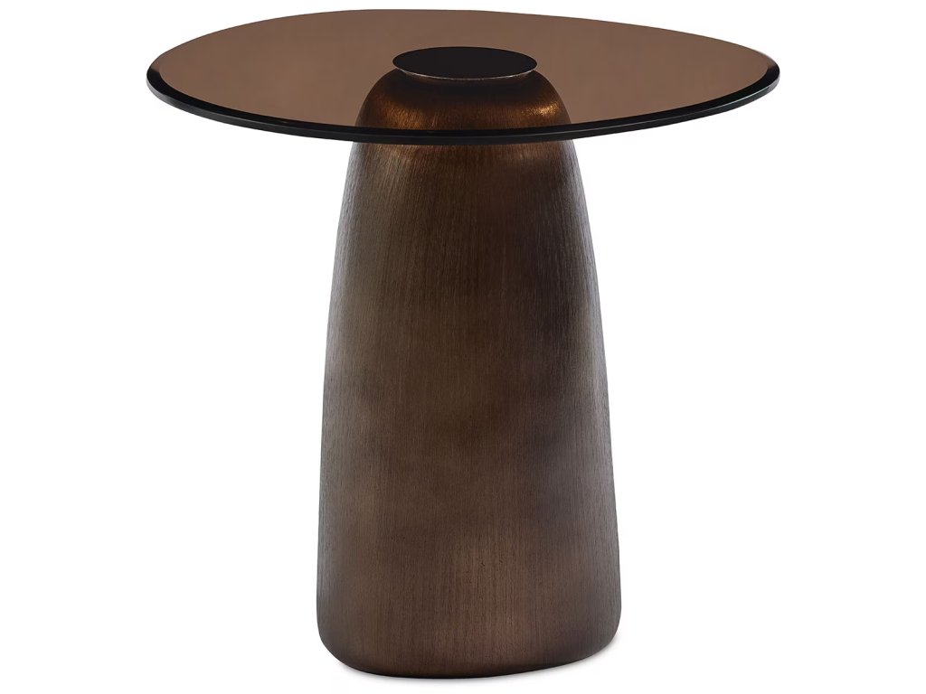 Pantheon Small Glass Top Coffee Table - image 1