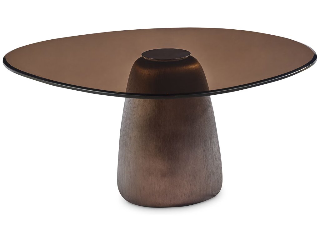 Pantheon Large Glass Top Coffee Table - image 1