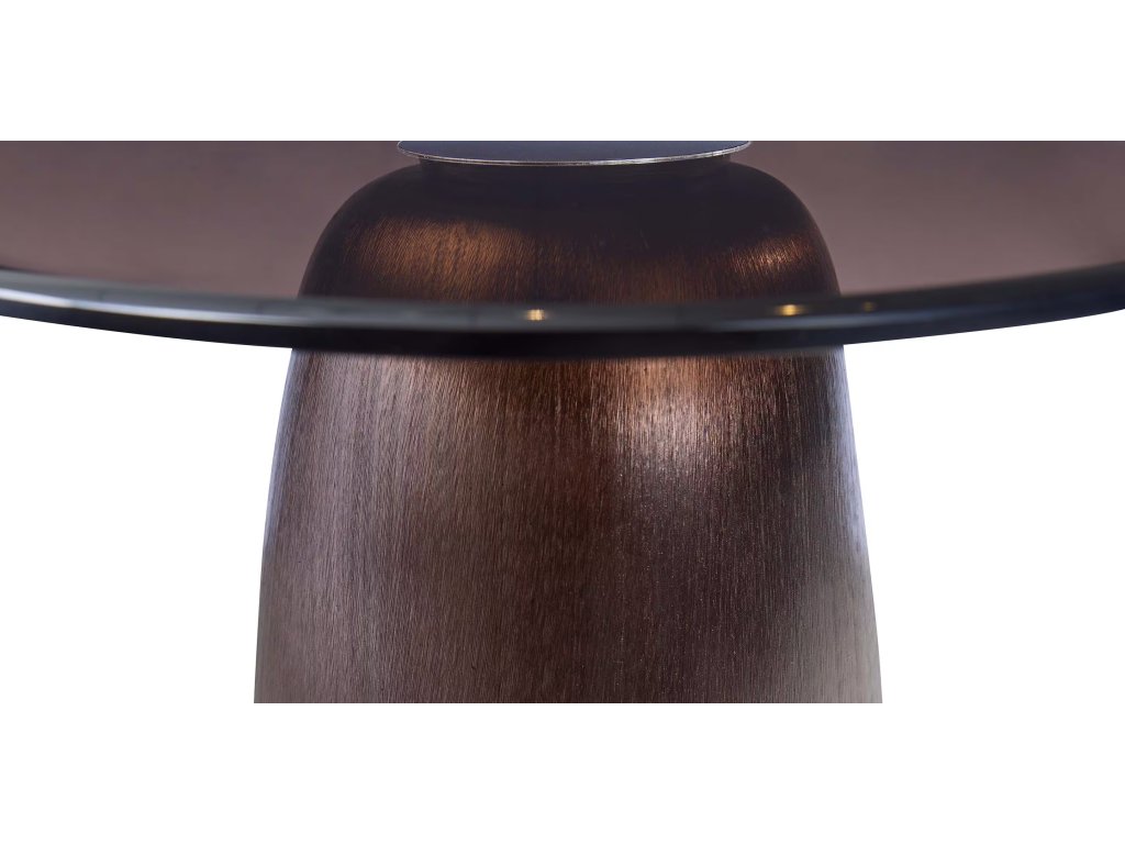 Pantheon Glass Top End Table - image 3