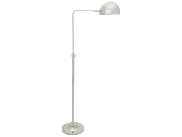 Sheldon Polished Nickel Floor Lamp