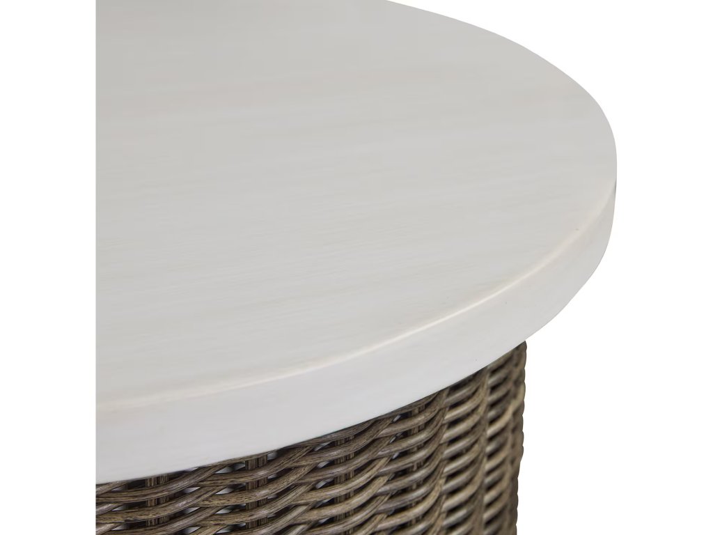 Oasis Outdoor Wicker End Table - image 3