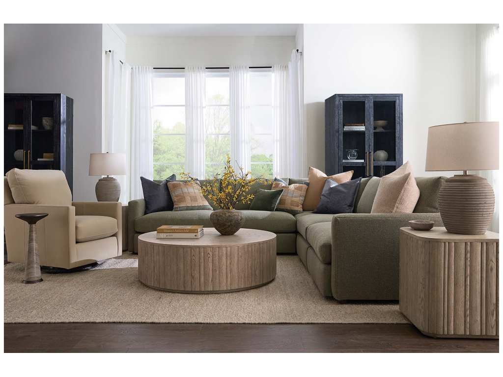 Andora Round Plinth Cocktail Table - image 1