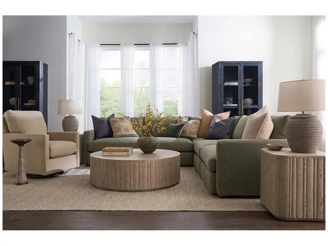 Andora Round Plinth Cocktail Table - Alternative View