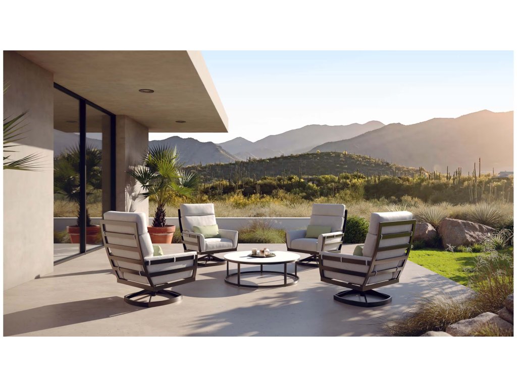 Glavin Outdoor Round Cocktail Table - image 2
