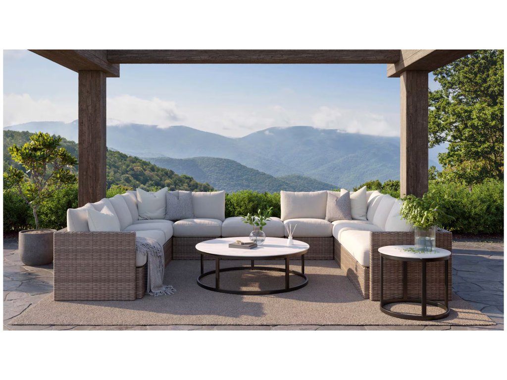 Glavin Outdoor Round End Table - image 1