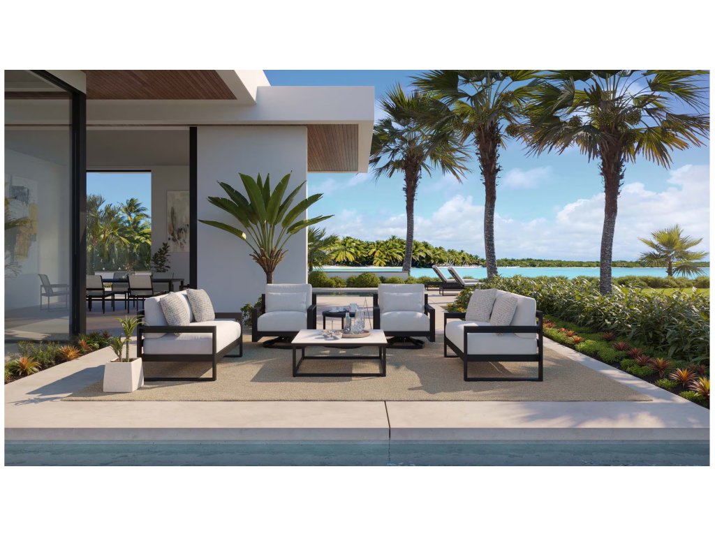 Glavin Outdoor Square Cocktail Table - image 2