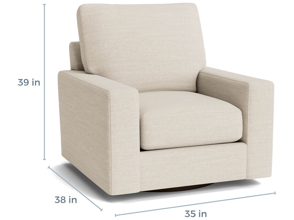 True Custom® Large Track Arm Swivel Chair - image 4