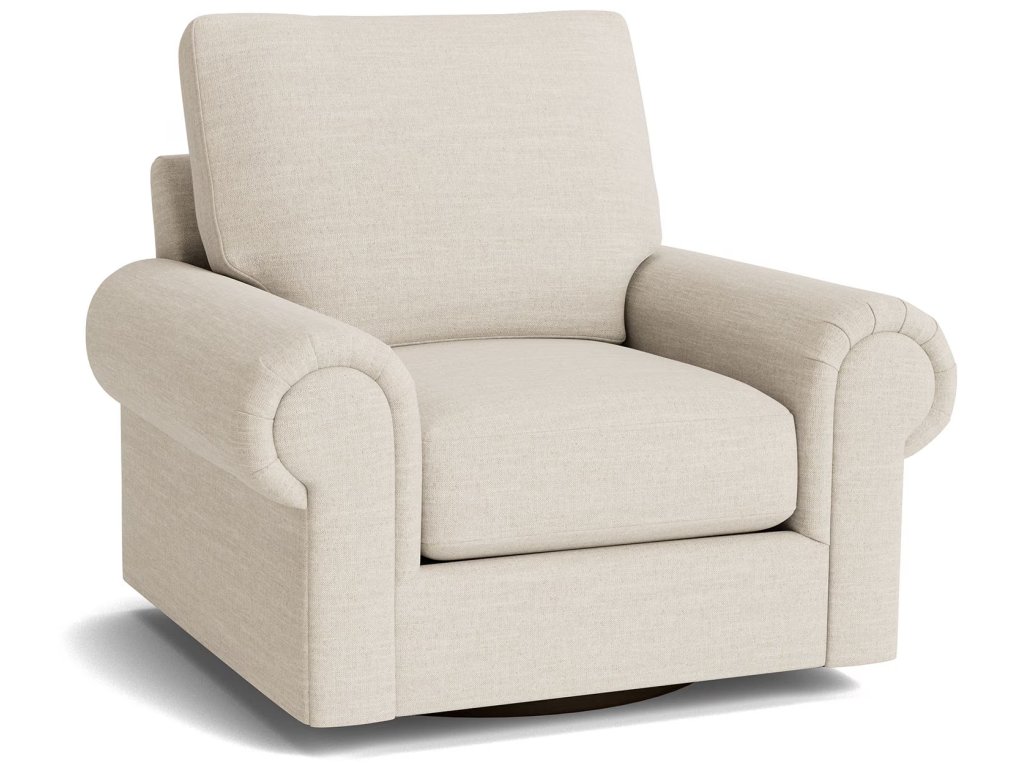 True Custom® Large Panel Arm Swivel Chair - image 1