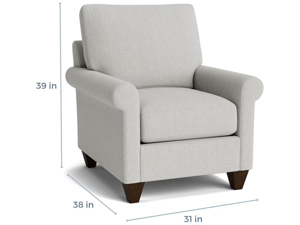 True Custom® Track Arm Accent Chair - image 1