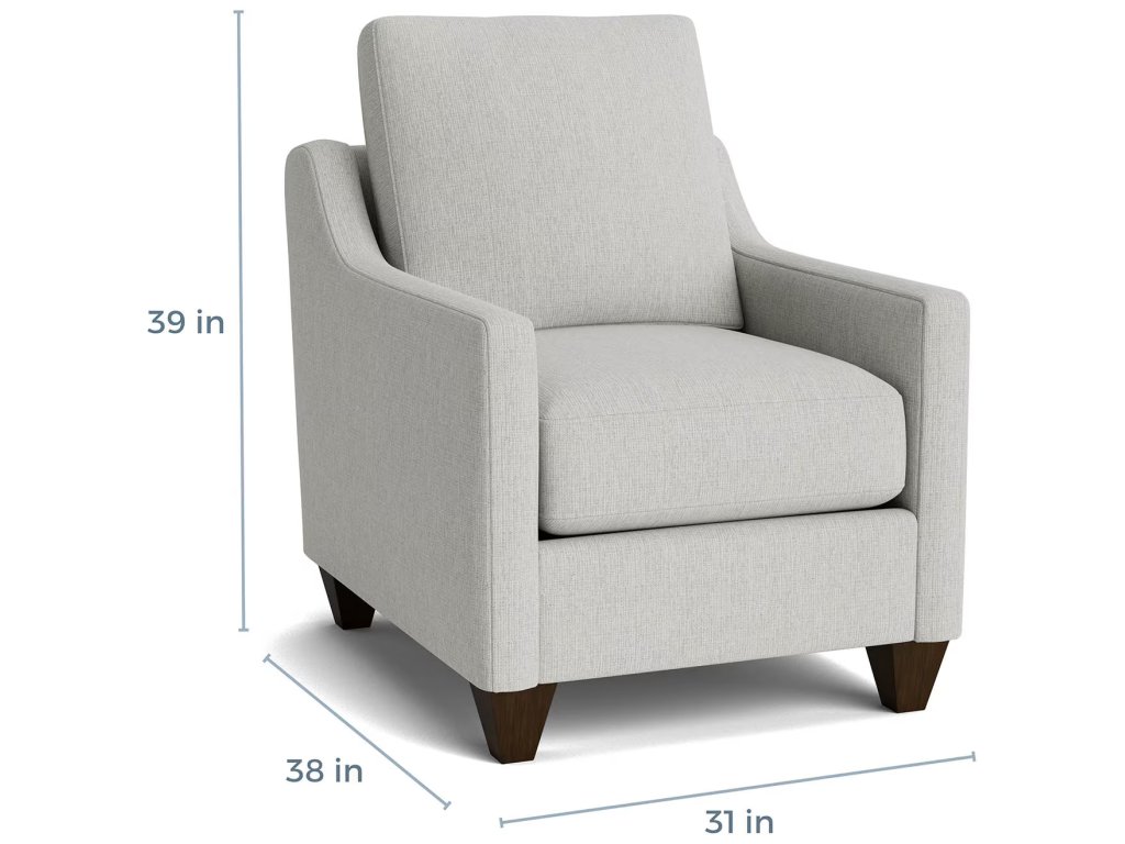 True Custom® Slope Arm Accent Chair - image 4