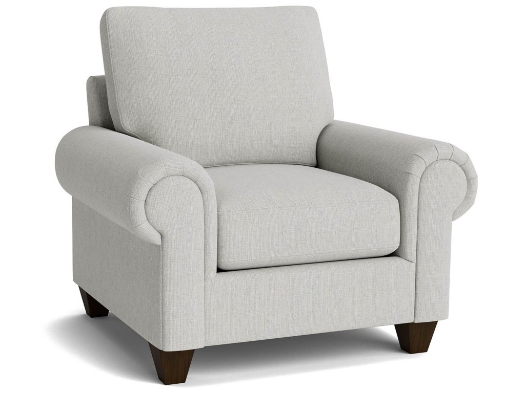 True Custom® Large Panel Arm Accent Chair - image 1
