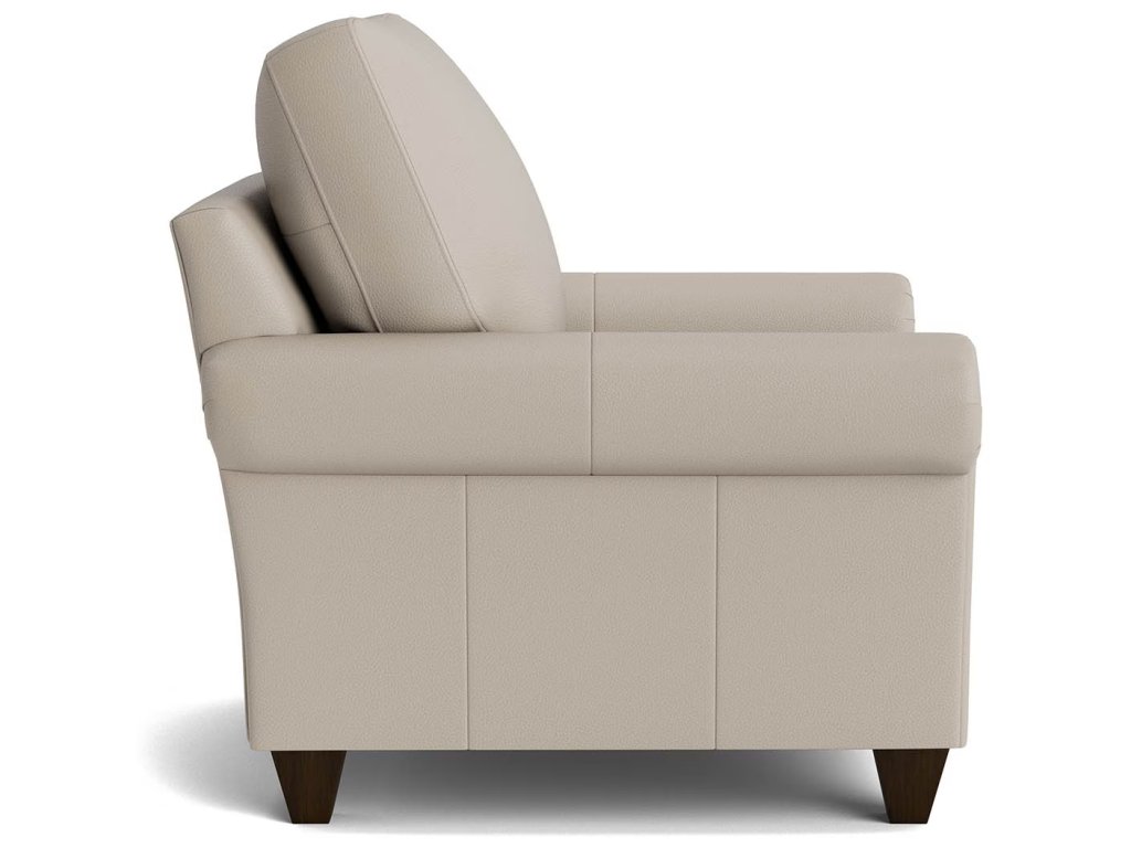 True Custom® Leather Panel Arm Accent Chair - image 2