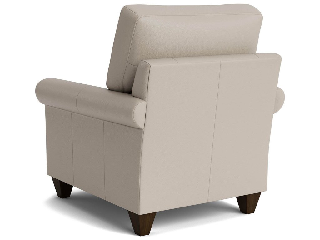 True Custom® Leather Panel Arm Accent Chair - image 3