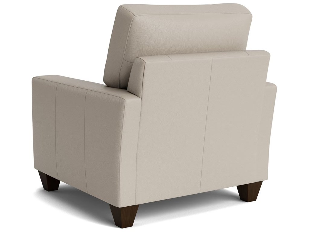 True Custom® Leather Large Track Arm Accent Chair - image 3