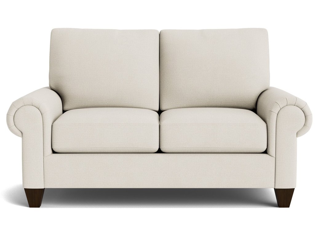 True Custom® Large Panel Arm Loveseat - main image
