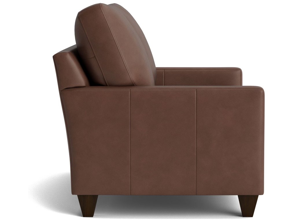 True Custom® Leather Track Arm Loveseat - image 2