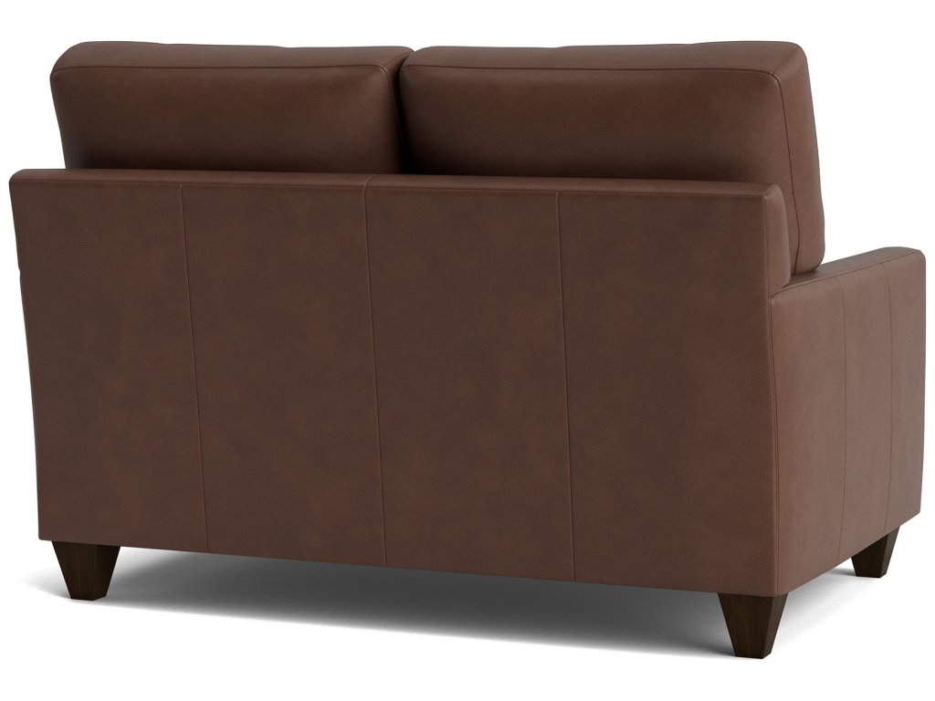True Custom® Leather Track Arm Loveseat - image 3