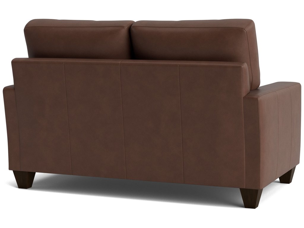 True Custom® Leather Large Track Arm Loveseat - image 8
