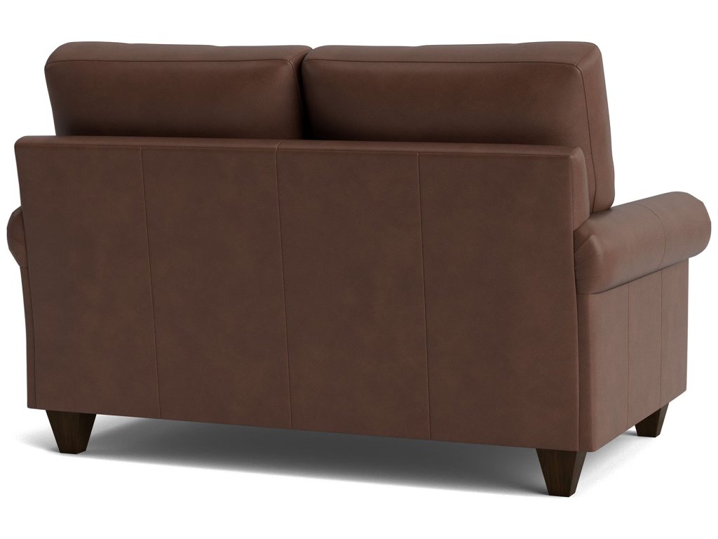 True Custom® Leather Panel Arm Loveseat - image 3