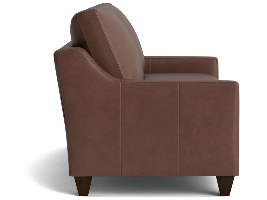 True Custom® Leather Slope Arm Studio Sofa - image 2