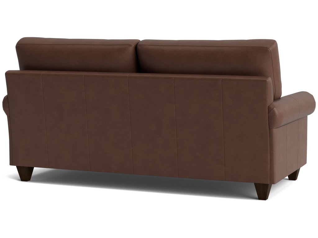 True Custom® Leather Panel Arm Studio Sofa - image 3
