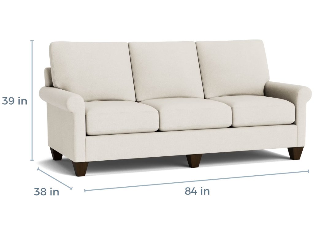True Custom® Roll Arm Sofa - image 3