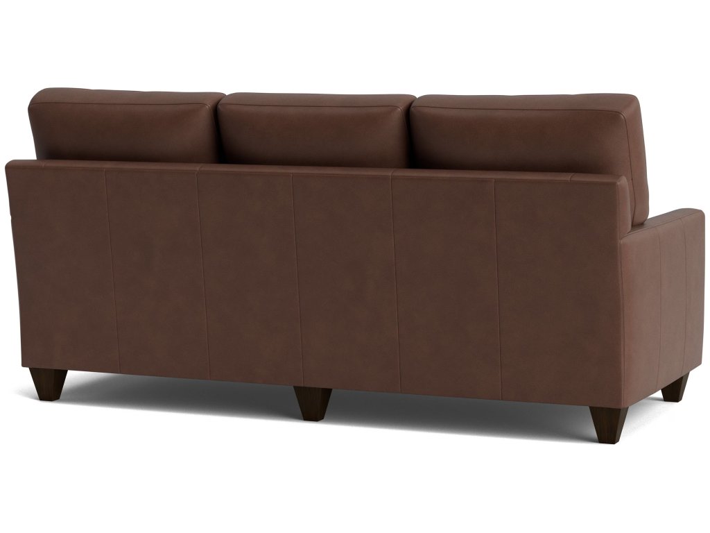 True Custom® Leather Track Arm Sofa - image 3