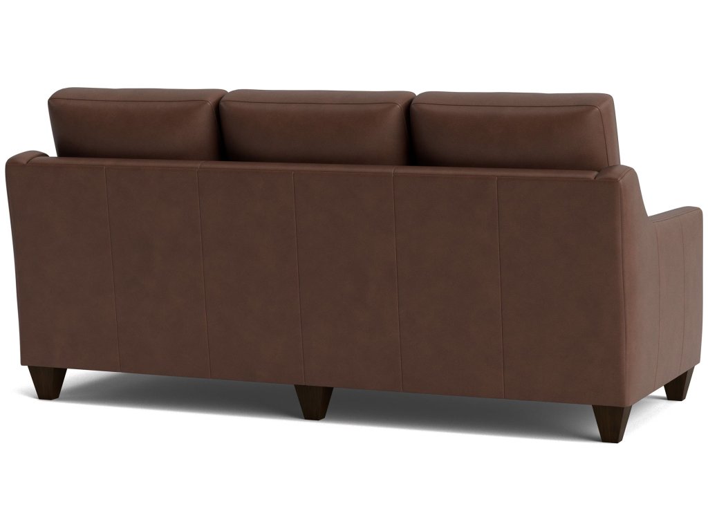 True Custom® Leather Slope Arm Sofa - image 3