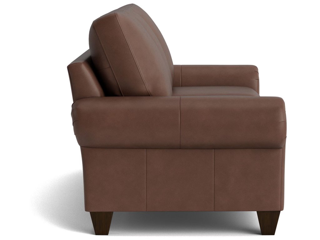True Custom® Leather Large Panel Arm Sofa - image 2