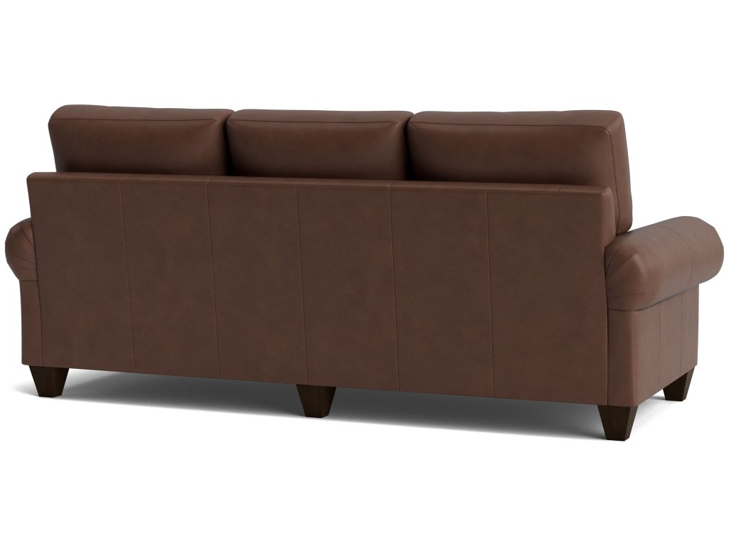 True Custom® Leather Large Panel Arm Sofa - image 3