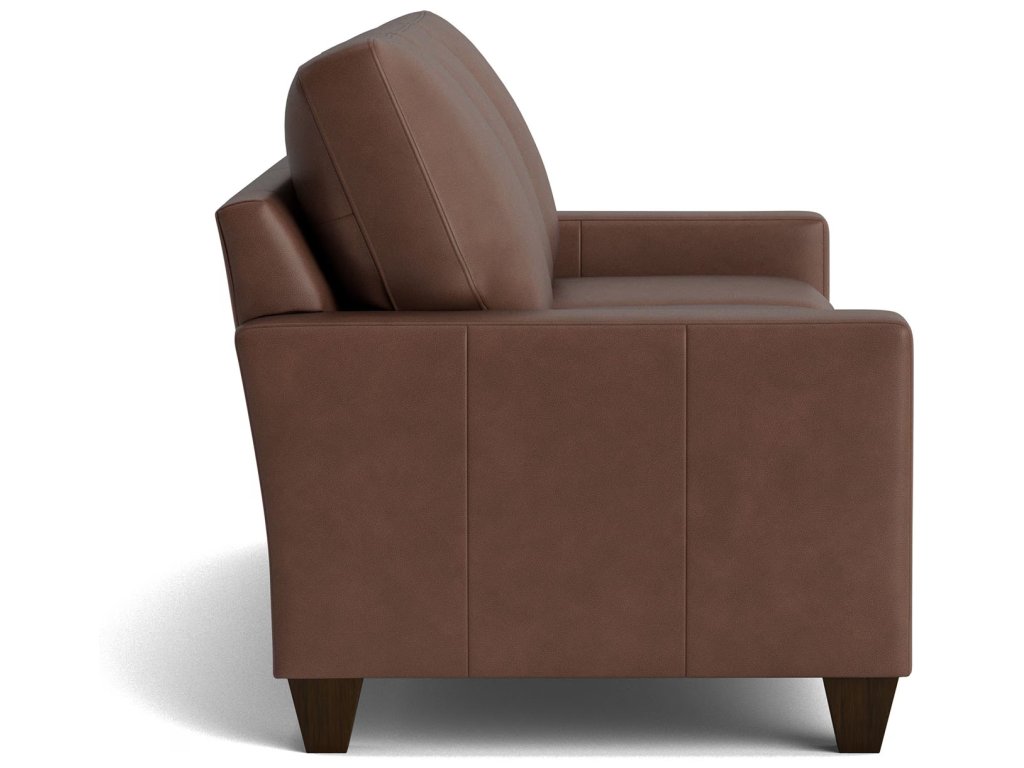 True Custom® Leather Large Track Arm Sofa - image 7