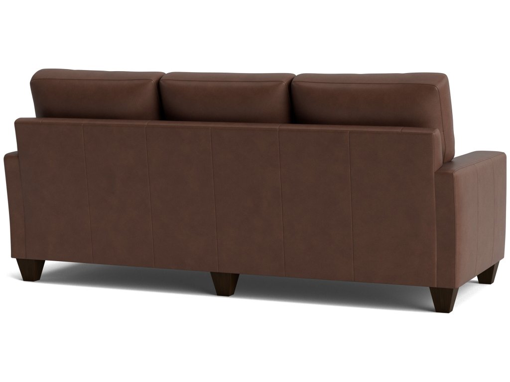 True Custom® Leather Large Track Arm Sofa - image 8