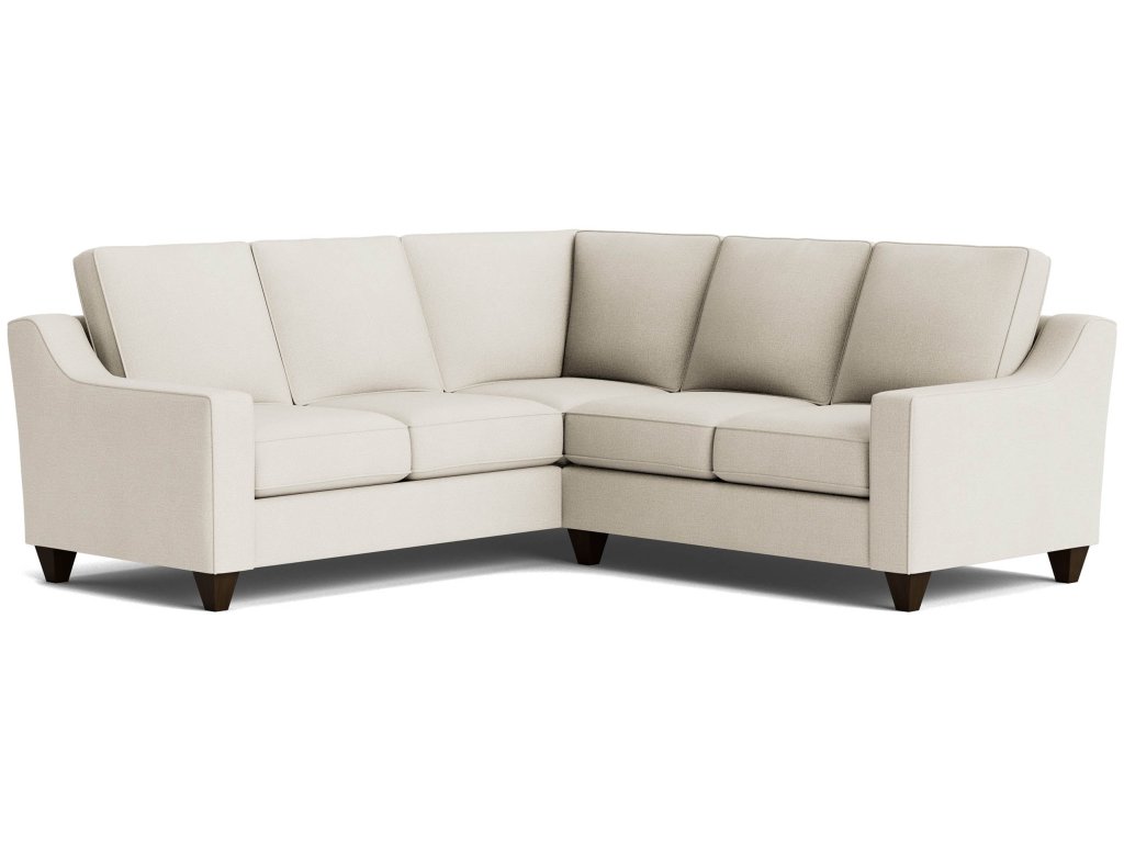 True Custom® Wide Slope Arm L-Shaped Sectional - main image